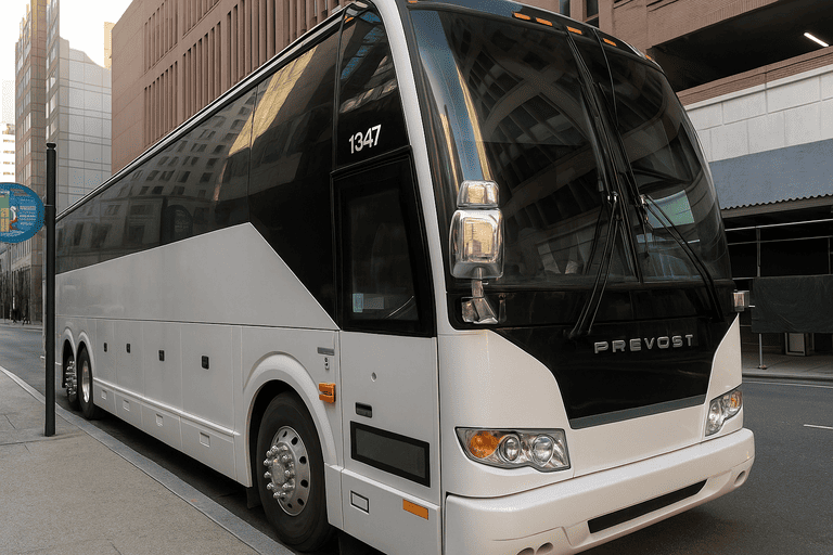 a Charter Bus Rental Waco coach bus